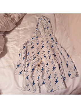 Coco knot clothing blue bolt set